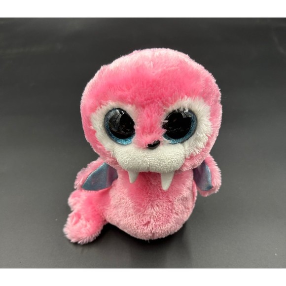 Ty Beanie Boos TUSK the Pink WALRUS 6" Beanbag Plush Toy w/ Glitter Eyes - Picture 1 of 4